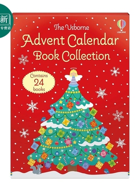 尤斯伯恩圣诞盲盒书倒数日历 24册 The Usborne Advent Calendar Book Collection 英文原版 儿童绘本故事书 又日新