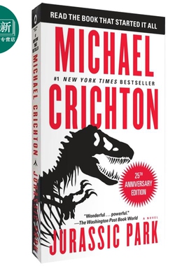 侏罗纪公园 英文原版 Jurassic Park 1 豆瓣推荐 Michael Crichton 又日新