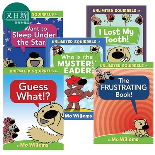 又日新 Want Under Sleep Star Frustrating Book Mystery 莫威廉斯无限松鼠系列英文儿童桥梁书套装 Reader The