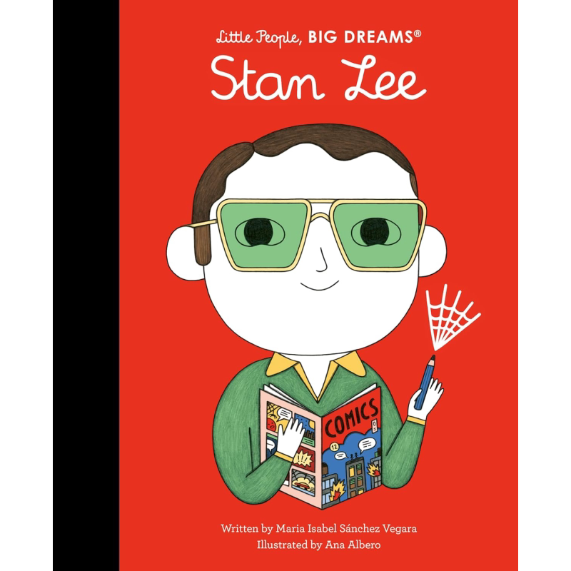 小人物大理想 斯坦.李 漫画家 Little People Big Dreams Stan Lee 英文原版 儿童绘本故事 图画传记 精装进口 又日新