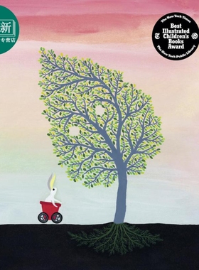 兔子与大树 Balint Zsako Bunny & Tree 英文原版 儿童绘本 图画故事书 一个华丽的无字冒险故事 进口童书 精装 又日新