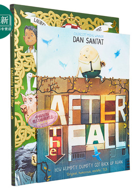 Dan Santat 儿童故事绘本2册套装 讲不完的童话 Endlessly Ever After 秋天之后 After the Fall 3-6岁 英文原版 又日新