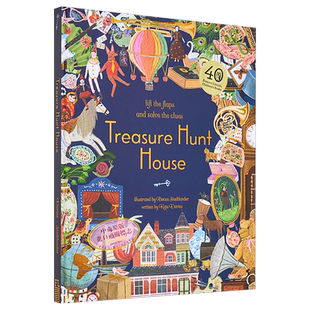 Becca Stadtlander 宝藏屋 Treasure Hunt House 精品绘本 翻翻书 儿童历史科普纸板书亲子互动 精装 英文原版 7-12岁