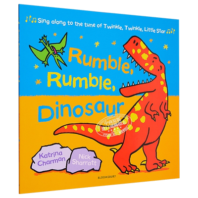 Nick Sharratt Rumble, Rumble, Dinosaur 恐龙时期 英文原版 进口图书 儿童绘本 亲子读物 名家作品