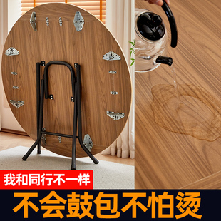 折叠桌子餐桌家用小型吃饭简易圆形圆桌正方形方桌简易多功能饭桌