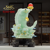 年年有余锦鲤鱼摆件招财风水客厅办公室装 饰品店铺开业乔迁礼品