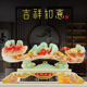 玉如意摆件吉祥如意家居客厅酒柜电视柜装 饰品工艺品乔迁新居礼品