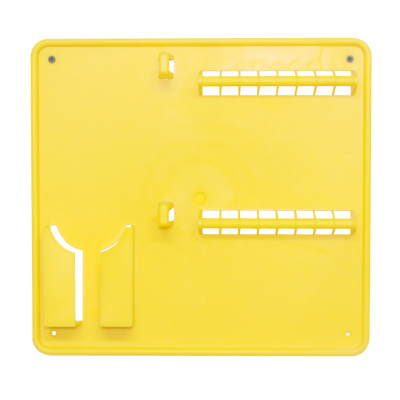 锁具塑料挂板PC黄色开放式一体式锁具工作站