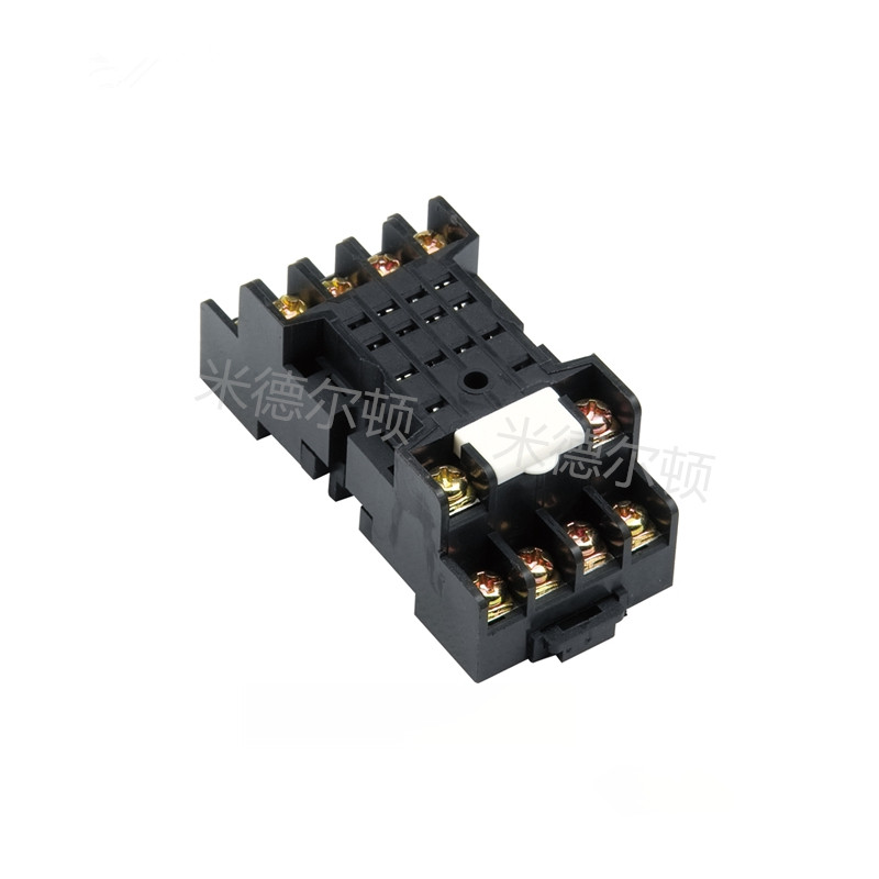 14脚继电器底座适于ry4s-u hh54p my4nj 等中间继电器