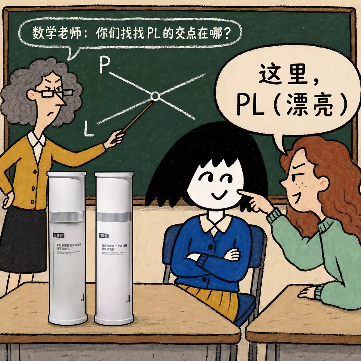 可复美焦点水乳修护保湿紧致图片