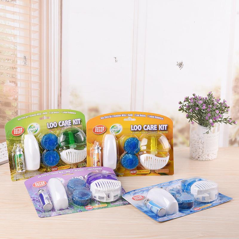 卫生间厕所除臭持久芳香空气清新清香剂马桶蓝泡泡空气清新剂除味