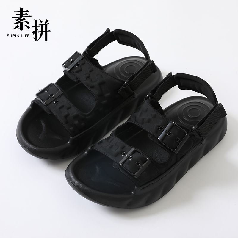 素拼男鞋休闲舒适潮牌凉鞋SPCSS323302AM