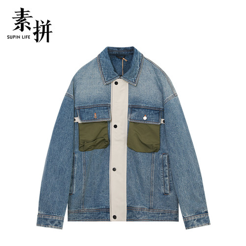 SUPINLIFE/素拼翻领春秋