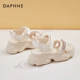 Сандалии Daphne, женские летние 2024, новый стиль, спортивная обувь на плоской толстой подошве с мягкой подошвой, легкая верхняя одежда, туфли на платформе