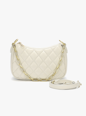 SADI萨迪菱格锁链月牙包SDX20435