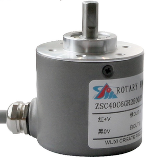 增量式编码器ZSC40C6GR600S8/30C 脉冲10-2500P/R可选 电压5-30V
