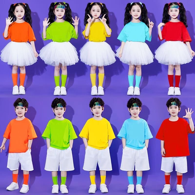 幼儿园女童爵士舞蓬蓬裙男童街舞