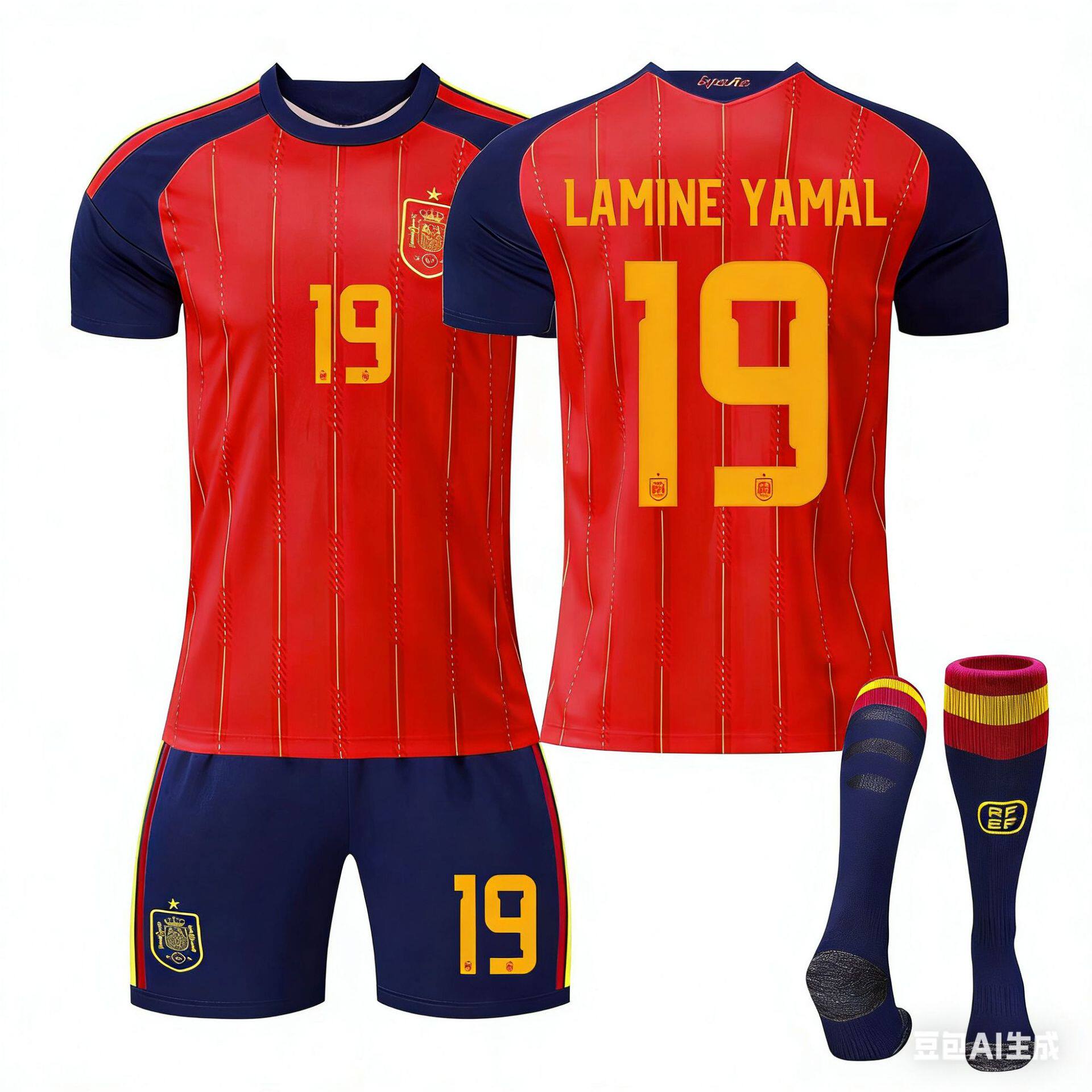 2026世界杯西班牙主场足球服10号