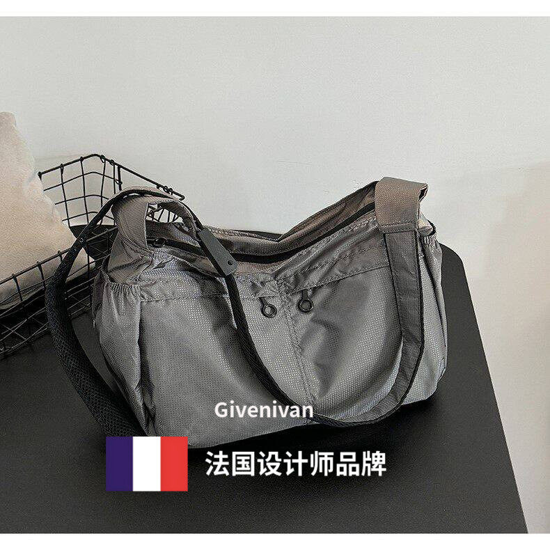 法国正品Givenivan 饺子包斜挎包大容量上班通勤托特包运动单肩包