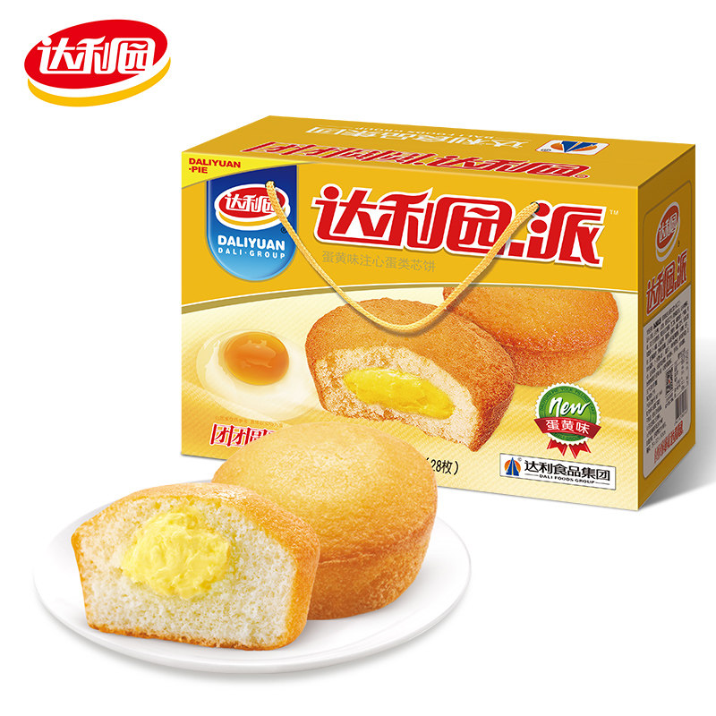 达利园蛋黄派整箱礼盒装夹心蛋糕营养早餐面包健康零食糕点心甜品图片