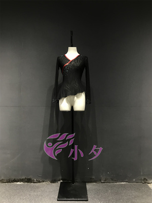 北京古典舞纱衣黑色简约显瘦练功服女身韵舞蹈服上衣艺考演出服装