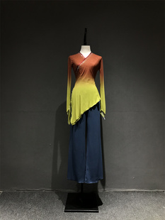 胶州秧歌舞蹈服上衣艺考剧目服形体古典舞练功服民族民间舞演出服