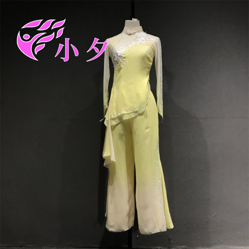 北京小夕胶州秧歌演出服新款家燕归巢舞蹈服装剧目古典舞表演套装