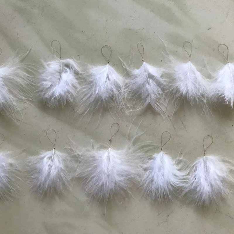 马蜂追蜂标白羽毛寻蜂无人机虎头蜂神器白色一拉追踪黄脚找蜂金环