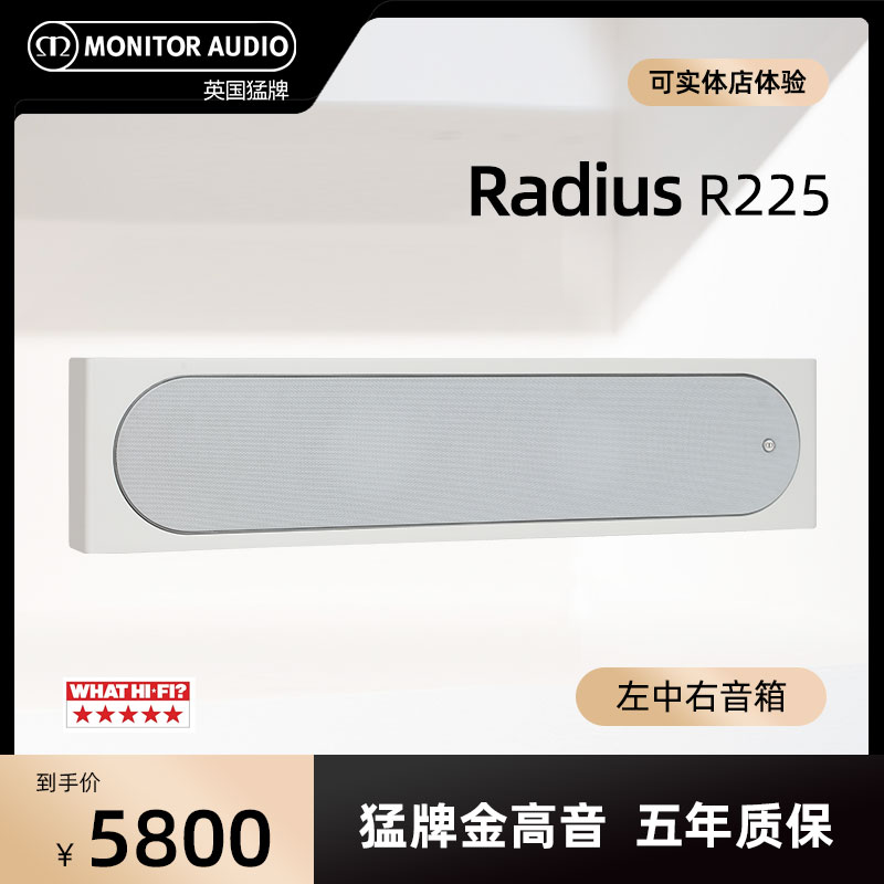 猛牌音箱英国进口音响家用RADIUS系列R225 LCR主音箱HIFI发烧保真