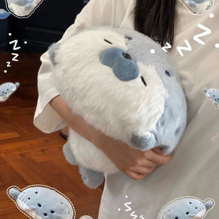 可爱海豹玩偶毛绒玩具女生娃娃公仔床上睡觉抱枕靠枕超软生日礼物