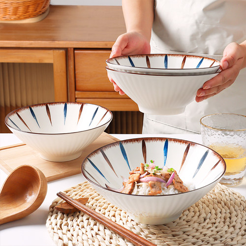 怀瑾陶瓷日式大众面碗