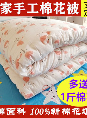 单人双人尺寸150x200x230棉花被芯冬被180x220x240cm1.5x2m1.8米