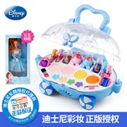 Disney Ice Series Blue Ấn tượng Pha lê Trang điểm Xe cô gái Trang điểm Xe cho thấy Play House Đồ chơi - Khác