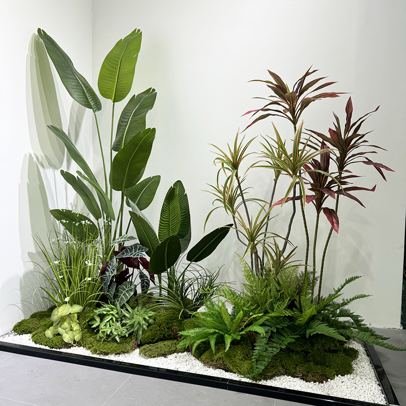 仿真绿植造景旅人蕉造景散尾葵