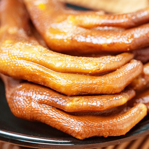 鹅掌微山湖特产特色鹅爪卤香风味