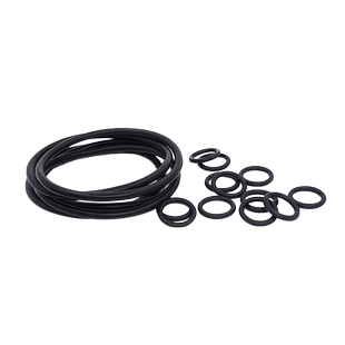 丁晴O型圈密封圈外径2.8-4-20-50*线径1mm皮圈橡胶圈防水性好耐油