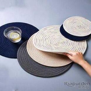 新中式桌面盆栽垫硅藻泥吸水绿植花盆垫子圆形沥水垫花瓶垫布桌垫