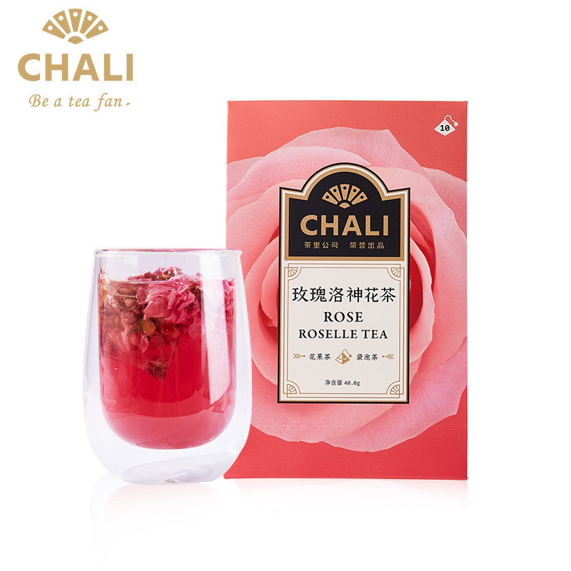 chali茶里袋泡茶洛神花茶玫瑰花红枣蔓越莓茶包茶叶 洛神花果茶包