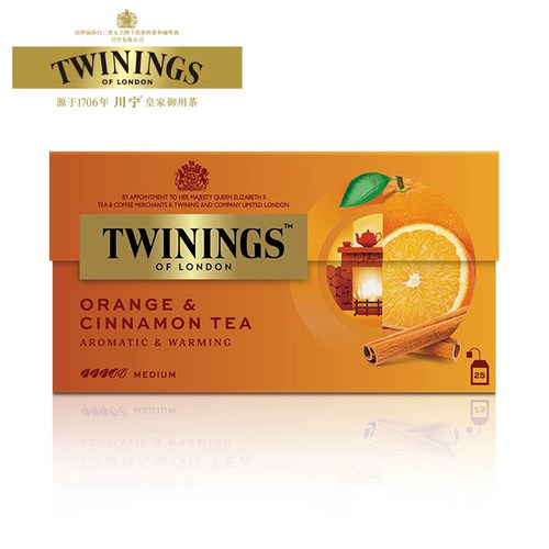 川宁Twinings柑桔肉桂果香红茶