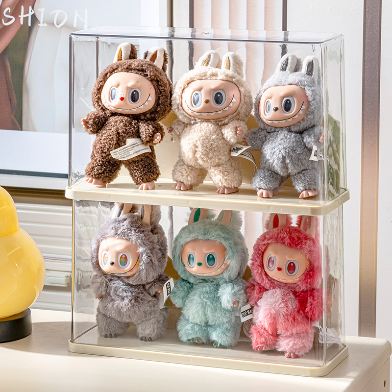 labubu展示盒盲盒收纳展示架