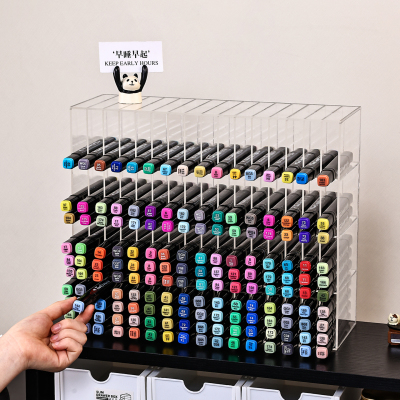 丙烯马克笔收纳架平插式笔架