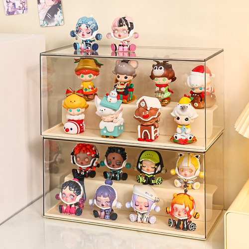 手办展示柜适用泡泡玛特展示盒