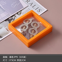 Оранжевые 9*9 ✅5 штук⭐Без основы