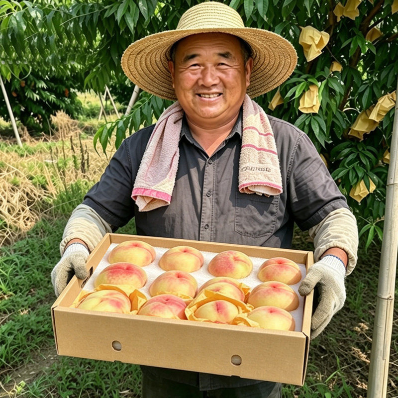 正宗无锡阳水蜜桃子现摘