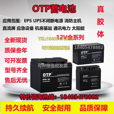 蓄电池6FM-12V7AH17AH24AH38AH65AH100AH免维护铅酸UPS直流屏