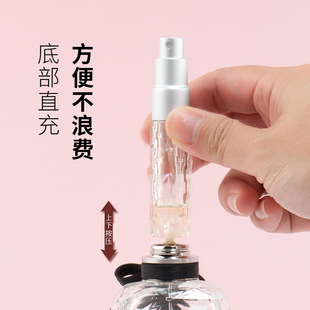 香水分装瓶底部直充高档便携香水吸取喷雾吸雾小样真空 瓶子旅行