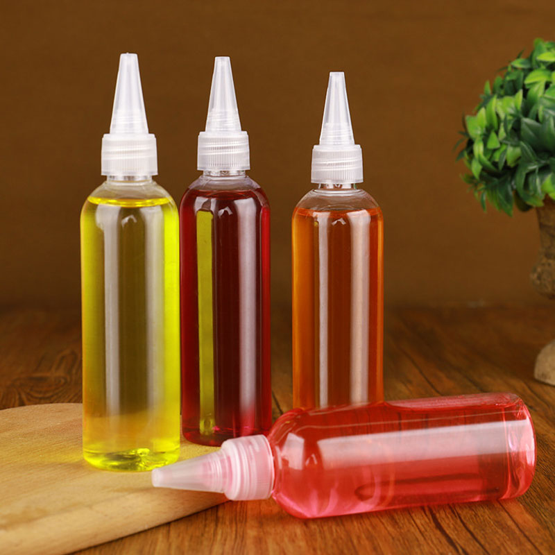 尖嘴小瓶子塑料透明挤压液体药水瓶化妆水按压乳液瓶分装瓶 滴瓶
