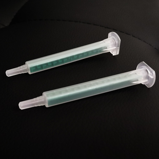 AB胶水混合嘴胶枪咀强力胶水混合工具内带螺旋胶管配套胶枪操作