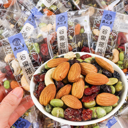 徽之梦谷果搭档腰果仁巴旦木仁蔓越莓干青豆小包装混合坚果零食品