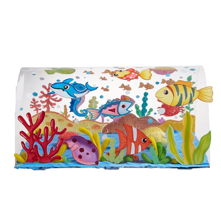 海底水族馆黏土手工diy儿童自制作材料包幼儿园创意美术绘画玩具